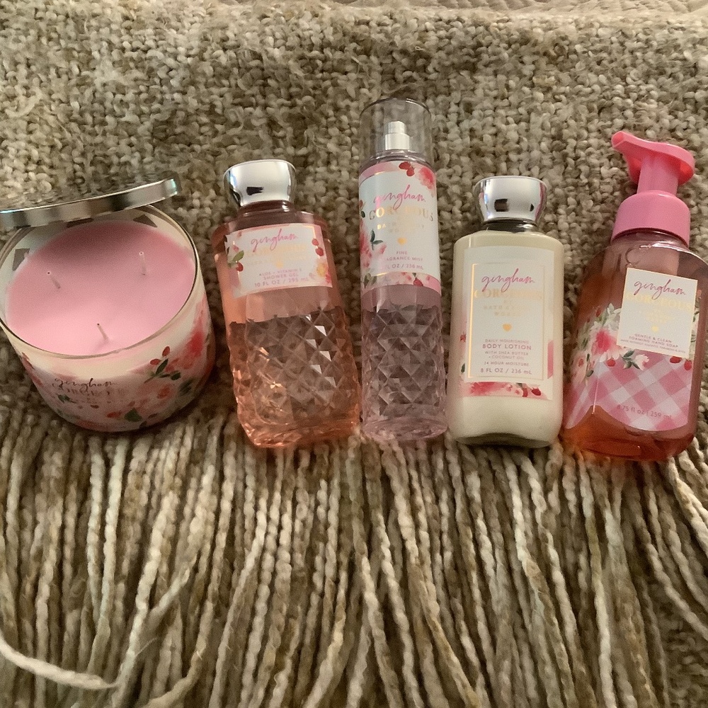 Bath and Body Works Gingham Gorgeous 5 Pc. Bundle NWT